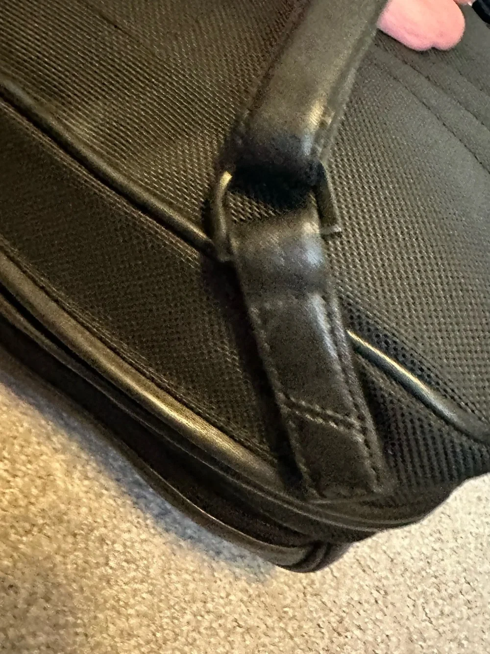 TUMI Black Backpack Sleek Everyday Carry GUC
